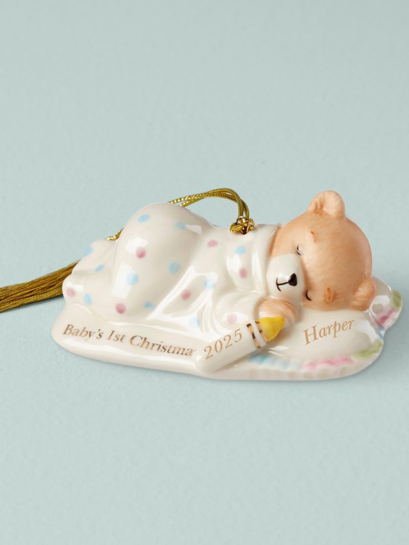 Personalized Baby's Teddy Bear Ornament